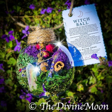 Crystal Witch Ball Witch Ball Home Blessing Ball Home - Etsy Witch Balls Diy, Blessing Balls, Warding Spell, Witches Ball, Witch Balls, Hippie Crafts, Witch Ball, Crystal Witch, Protection From Evil