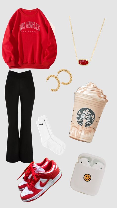 Outfit With Shoes, Ootd Idea, Cute Valentines Day Outfits, Red And Black Outfits, Jordan Low, Cute Christmas Outfits, Preppy Summer Outfits, Casual Preppy Outfits, Trendy Outfits For Teens