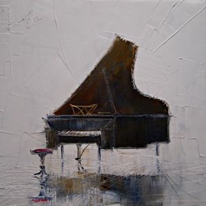 Noisy silence... Living Room Oil Painting, Piano Art, Marine Painting, Music Painting, Music Artwork, Realistic Paintings, Painting Still Life, The Piano, Canvas Art Painting