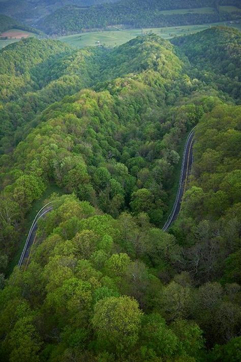 Virginia Route 16: Back of the Dragon... 33 mile drive between Marion and Tazewell, VA.  Great drive and fun trip. Marion Virginia, Shenandoah River, Virginia Mountains, Mexico History, Skyline Drive, Virginia Is For Lovers, Cheap Flight, Cheap Flight Tickets, Old Dominion