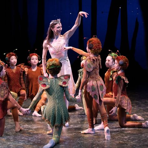 Pacific Northwest Ballet's Elle Macy in Balanchine's "A Midsummer Night's Dream" - Photo by Angela Sterling Pacific Northwest Ballet, Midsummer Nights Dream, Pacific Northwest, North West, Ballet