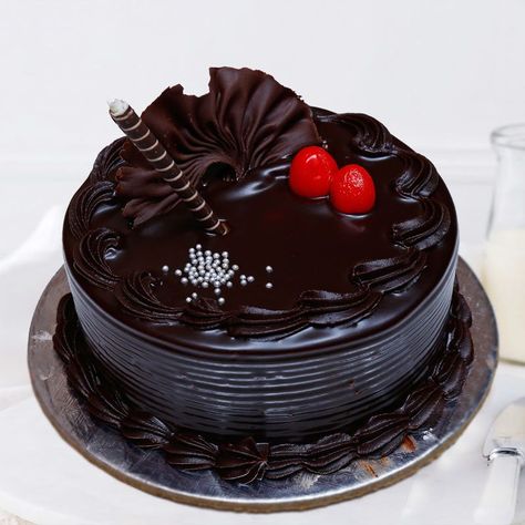 Chocolate Fantasy, Truffle Cake, Chocolate Truffle Cake, Chocolate Cake Designs, Belgium Chocolate, Fantasy Cake, Fresh Cake, Online Cake Delivery, Chocolate Cake Decoration