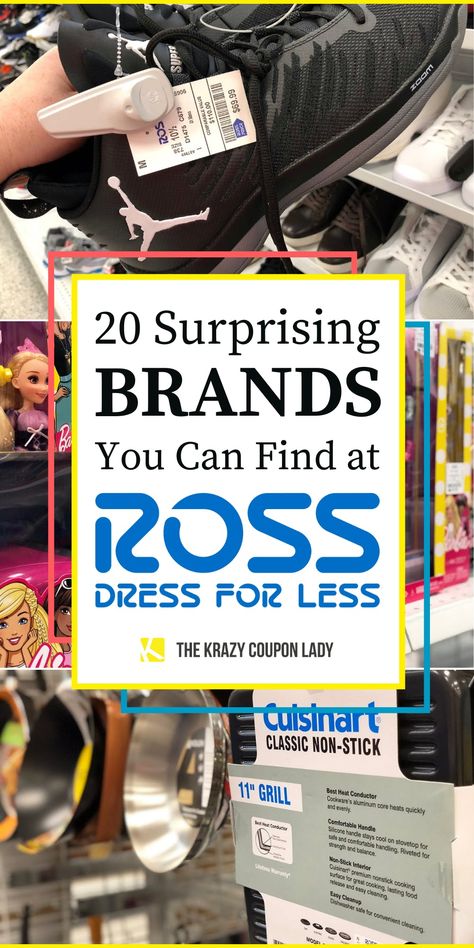 20 Surprising Name Brands You Can Find at Ross Dollar General Penny Items, Bliss Products, Ross Store, Wedding Freebies, Ross Dresses, School Supplies List, Budget Shopping, The Krazy Coupon Lady, Clinique Makeup