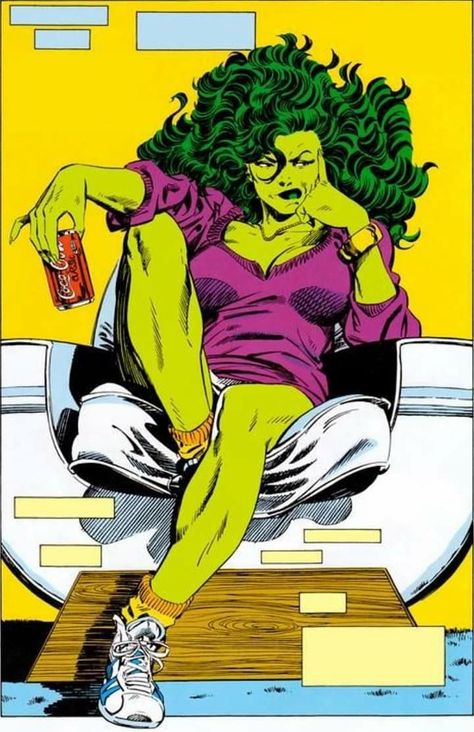 She Hulk Comic Art, She Hulk Art, She Hulk Comic, Jen Walters, Miss Hulk, Red She Hulk, John Byrne Art, Jennifer Walters, Hulk Comic