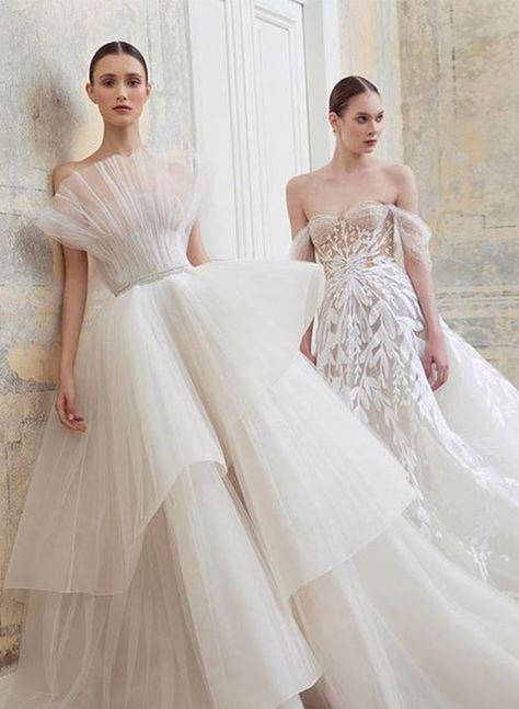 Italy Wedding Dress, Georges Hobeika, Stunning Wedding Dresses, Bridal Fashion Week, White Gowns, Couture Wedding, Bridal Fashion, Wedding Dress Inspiration, A-line Wedding Dress