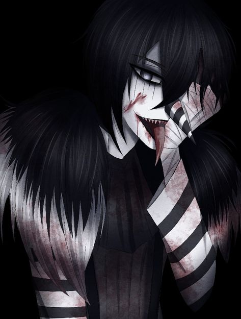 Art by Ghøst_Skhull on Pixiv Creepypasta Laughing Jack, Best Creepypasta, Jack Creepypasta, Ben Drowned, Laughing Jack, Monster Hotel, Creepypasta Characters, Aesthetic Grunge Outfit, Jack And Jack