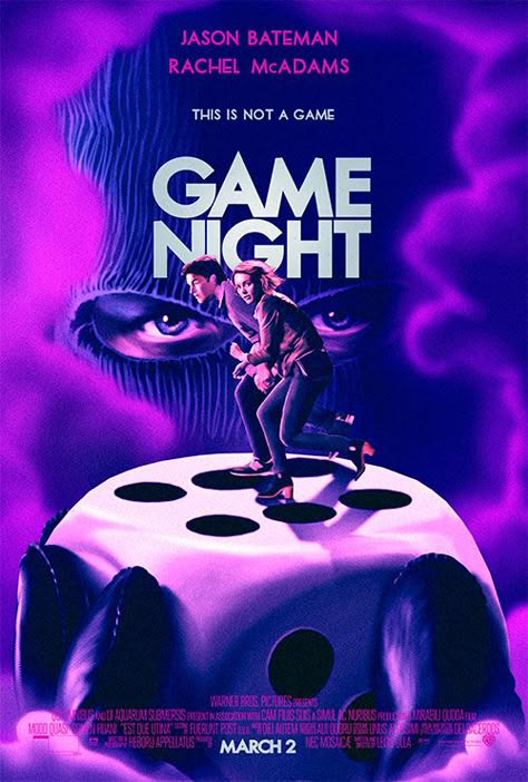 Game Night Movie Poster, Game Night Poster Ideas, Game Night Poster Design, Game Night Flyer Design, Game Cover Design, Video Game Graphic Design, Gaming Poster Design, Game Night Poster, Game Night Movie