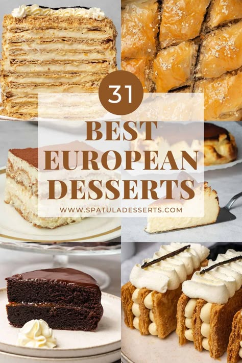 European Desserts, Desserts From Around The World, World Desserts, Desserts Around The World, Fancy Desserts Recipes, Famous Desserts, Baking Pies, International Desserts, Brulee Recipe