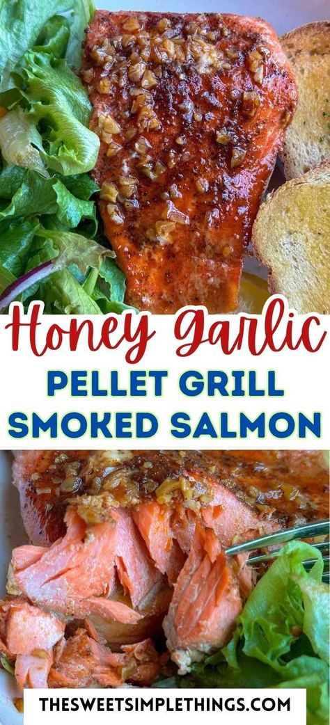 This pellet grill smoked salmon recipe is the best Traeger Salmon recipe with honey garlic glaze! This salmon recipe is smokey, sweet, and full of healthy fats and nutrients. Pellet Grill Salmon Recipes make smoked salmon super easy any night of the week. Grilled Salmon recipes are great Traeger Grill Recipes or Pellet Grill recipes for healthy eating. Traeger Salmon, Traeger Smoked Salmon, Pit Boss Pellet Grill Recipes, Honey Garlic Glaze, Smoked Fish Recipe, Smoked Salmon Recipe, Grill Salmon, Best Smoked Salmon, Pellet Smoker Recipes