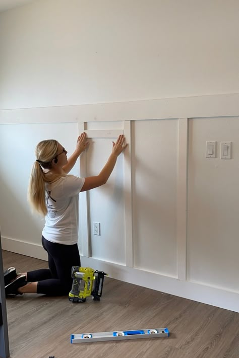 Wall Paneling Ideas, Paneling Ideas, Batten Wall, Board Batten, Wall Paneling Diy, Board And Batten Wall, Interior Renovation, Board And Batten, Wall Board