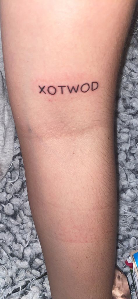 Xo Till We Over Dose Tattoo, Xo Till We Over Dose, Xotwod Tattoo, Lip Tattoos, Tattoo Quotes, Tattoo Designs, Healing, Tattoos, Quick Saves