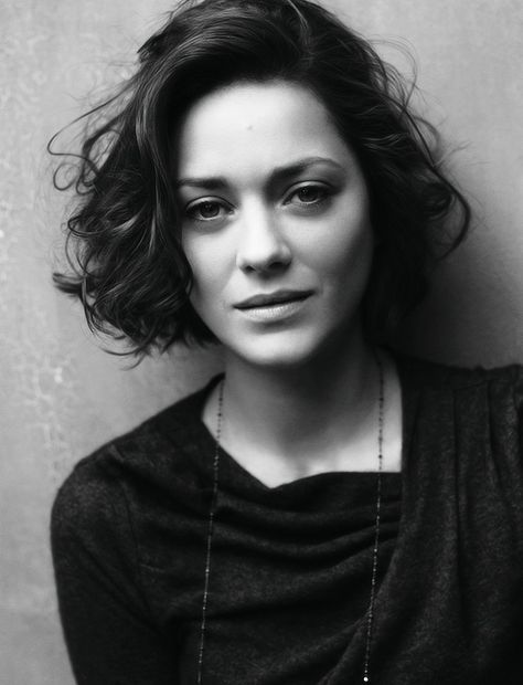 Marion Cotillard Marion Cotillard, A Photo, A Woman, Grey, Wall, Hair, Black