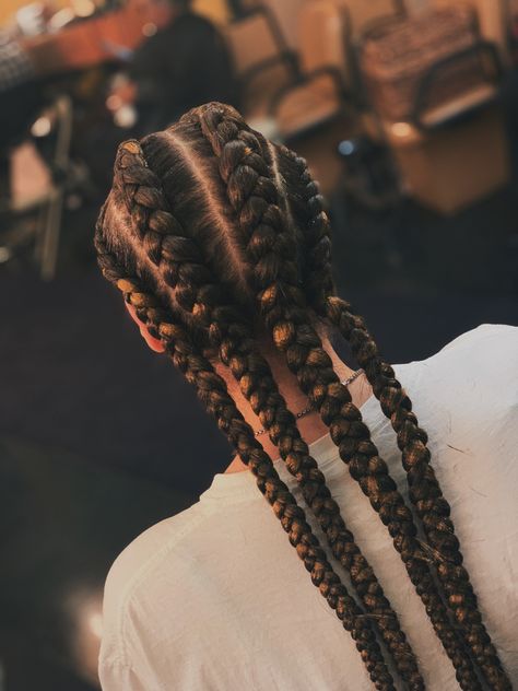 4 Dutch Braids, Dutch Braids With Extensions, Hairstyles Drawing, Dutch Braid Hairstyles, Tight Braids, Dutch Braids, Hairstyle Names, Long Box Braids, Braids With Extensions