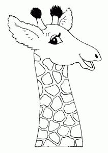 Giraffes - Free printable Coloring pages for kids Giraffe Images, Giraffe Coloring Pages, Giraffe Colors, Giraffe Drawing, Giraffe Pictures, African Giraffe, Family Coloring Pages, Giraffe Head, Coloring Calendar