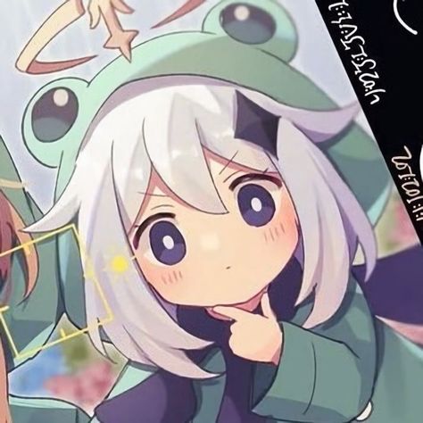 paimon genshin froggy matching icon pp Matching Profile, Friend Anime, Cute Anime Profile Pictures, Anime Profile, Anime Best Friends, Matching Profile Pictures, Anime Couples Drawings, Profile Pictures, Anime Kawaii