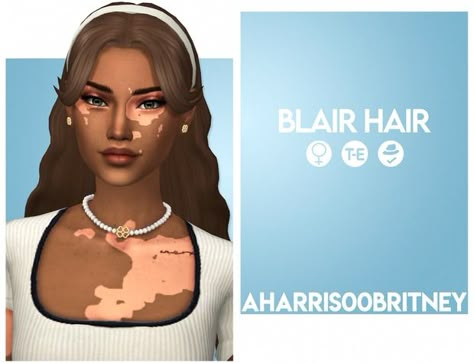 Sims 4 Gossip Girl Cc, Gossip Girl Hairstyles, Feminine Hair, Ts4 Hair, Cc Shopping, Sims Inspiration, Cc Hair, Pelo Sims, Sims 4 Mm Cc