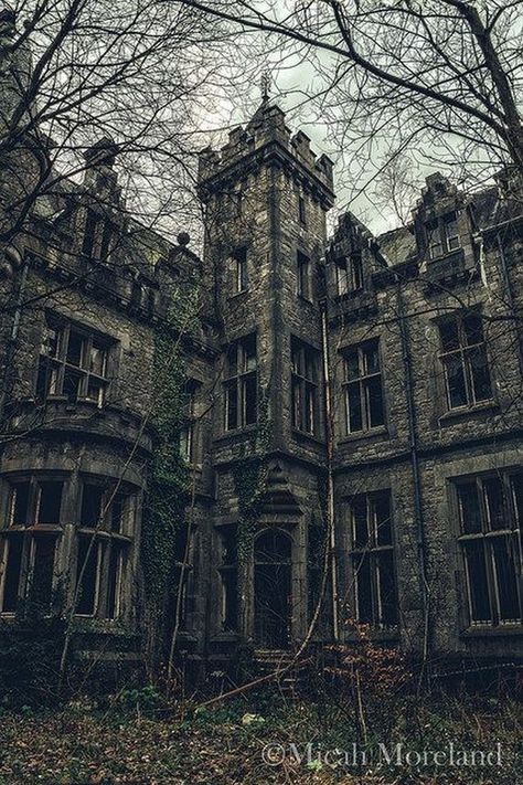 Old Abandoned Buildings, Creepy Houses, Old Abandoned Houses, Old Mansions, Abandoned Castles, Parc D'attraction, 다크 판타지, Abandoned Mansions, Scary Places