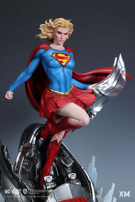 Supergirl Statue, Planet Krypton, Supergirl Kara, Cast Porcelain, Xm Studios, Comics Characters, Resin Statue, Dc Comics Characters, Perfect Figure