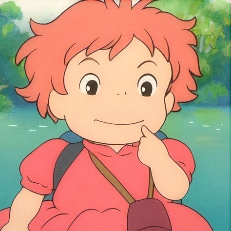 Gibli Studio Icon, Ponyo Aesthetic Icon, Studio Ghibli Aesthetic Icon, Studio Ghibli Pfp Aesthetic, Pfp Studio Ghibli, Anime Chibi Pfp, Chibi Ghibli, Pfp Ghibli, Chibi Studio