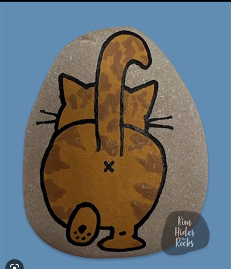 Cat And Dog Painted Rocks, Happy Birthday Painted Rocks Ideas, Rock Painting Ideas Cat, Trippy Rock Painting, Cat Painted Rocks Ideas, Painted Dog Rocks, Welcome Rock Painting, Stone Painting Animals, Painted Rocks Cats