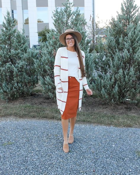 Pentecostal Outfits Fall, Apostolic Work Outfits, Apostolic Fall Outfits 2022, Modest Thanksgiving Outfits Women, Casual Winter Skirt Outfits Modest, Pentecostal Fall Fashion, Sunday Skirt Outfit, Fall Outfits Apostolic Fashion, Layers Dress Outfit