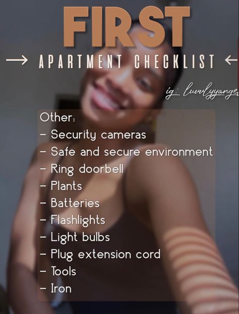 Living On Your Own For The First Time, Apartment Saving, Apartment Essentials List, New Apartment Checklist, First Home Checklist, First Apartment Tips, Apartment Tips, Apartment Must Haves, New Home Essentials