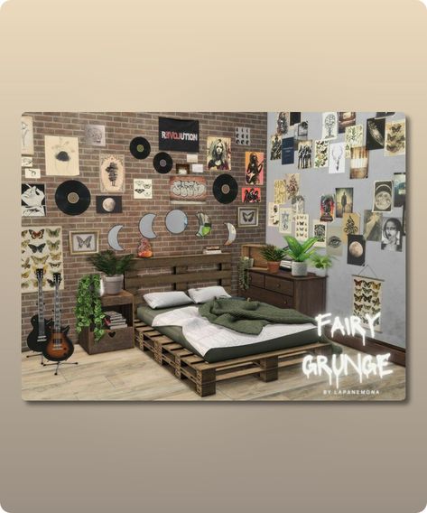 Sims 4 Furniture CC: Fairy Grunge Bedroom By Lapanemona Sims 44 Furniture Cc, Sims 4 Aesthetic Bedroom Cc, Sims Decoration Cc, Sims 4 Grunge Furniture, Sims 4 Cc Run Down Furniture, Sims 4 Game Room Cc, Emo Furniture Sims 4 Cc, Sims 4 Cc Clothes Furniture, Sims 4 Inspiration Rooms