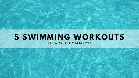 If you enjoy swimming I am excited to share these 5 swimming workouts with you! These workouts range from beginner to intermediate. Swim Ear, 27 Weeks Pregnant, Ladder Workout, Swim Workouts, Swim Workout, Swimming Workouts, Endurance Workout, Firefighter Wife, Learn To Swim