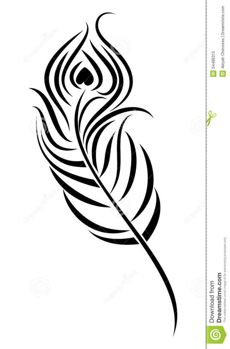 Peacock Feather Royalty Free Stock Photo - Image: 34486315 Peacock Feather Drawing, Feather Clip Art, Feather Illustration, Feather Drawing, Wood Burning Patterns, Feather Tattoo, Stencil Patterns, Feather Art, Feather Tattoos