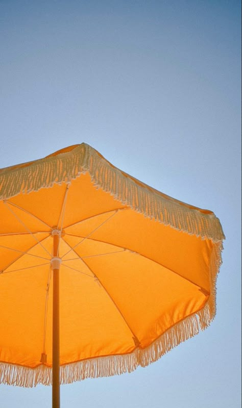 #summer#sunset#sun#beach#beachday#beachvibes Orange Umbrella Aesthetic, Mlp Background, Sunday Ideas, Morocco Aesthetic, Book Mood Board, Playlist Pics, Orange Umbrella, Orange Skin, Book Mood