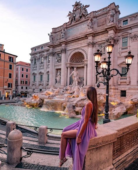 Rome Italy Photography, Italy Vacation Itinerary, Instagram Rome, Rome Pictures, Rome Photography, Trevi Fountain Rome, Kolam Air, Rome Vacation, Milan Travel