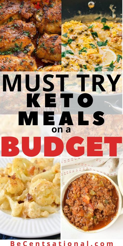 Quick Keto Dinner Recipes that are simple to make and will be ready in less than 30 minutes! These low carb easy meals can be made in a crock pot or slow cooker, on stove top or dutch oven. They are easy enough to make on a busy weeknight. Your family will enjoy this low-carb and keto meals. #lowcarb #keto #quickmeals #easymeals Keto Meals On A Budget, Fingerfood Baby, Meals On A Budget, Keto On A Budget, Low Carb Easy, Keto Dinners, Keto Meal Prep, Keto Recipes Dinner, Keto Food