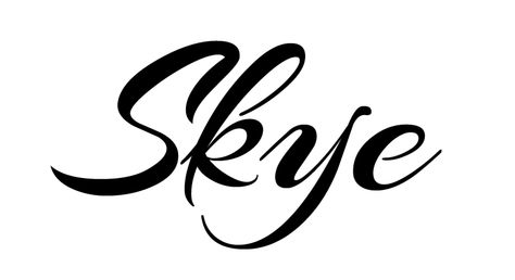 Skye tattoo ideas Skye Tattoo, Tattoo Planning, Cursive Tattoos, Episode Backgrounds, Arm Sleeve Tattoos, Name Tattoo, Name Tattoos, Name Logo, Sleeve Tattoos