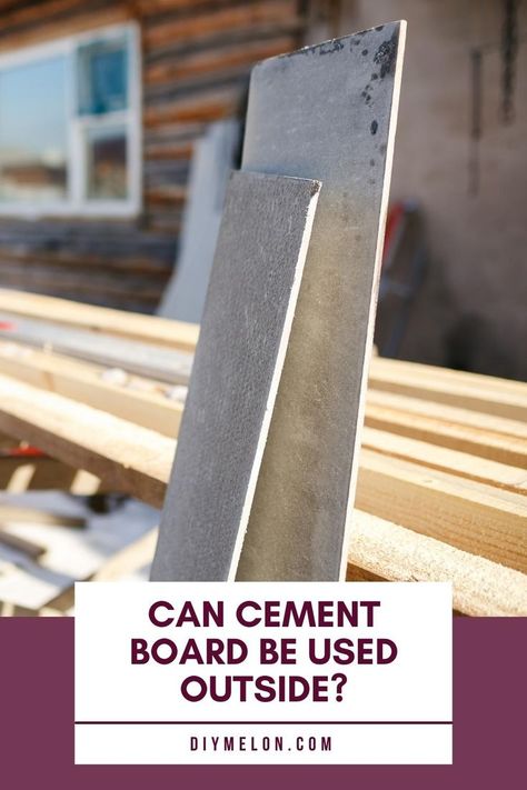 Can Cement Board Be Used Outside Installing Tile, Outdoor Hacks, Fiber Cement Board, Cement Board, Fiber Board, Fiber Cement, Plant Fibres, Being Used, Cement