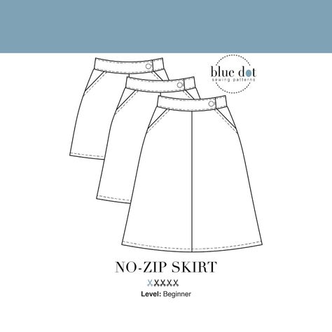 Category: No-Zip Skirt - Sewing patterns for the modern sewist! Sewing Patterns Clothes, Making My Own Clothes, Crafts With Felt, Skirt Patterns, City Fashion, Aline Skirt, Skirt Patterns Sewing, Sewing Design, Patterns Sewing