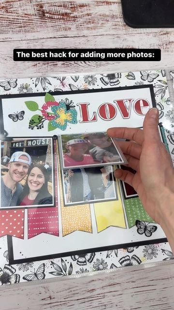 Jayma Malme | Scrapbooking Ideas on Instagram: "🌈 My two favorite scrapbooking hacks… 1️⃣ Add extra photos with Flip Flaps without sacrificing design! 2️⃣ Create your own pretty paper with stamps! I showed how to do both (plus lots more) in my latest YouTube video. ➡️ Link in bio or stories! #Scrapbooking #scrapbookidea #scrapbookideas #scrapbookingideas #scrapbookingidea #scrapbooklayout #scrapbook #scrapbooker #scrapbookpage #12x12layouts #12x12scrapbooking #12x12layout #ctmh #12x12 #do Flip Flap Scrapbook Layouts, Scrapbooking Hacks, 12x12 Scrapbook, Mini Scrapbook, Mini Scrapbook Albums, Scrapbooking Ideas, Close To My Heart, Scrapbook Albums, Page Layout