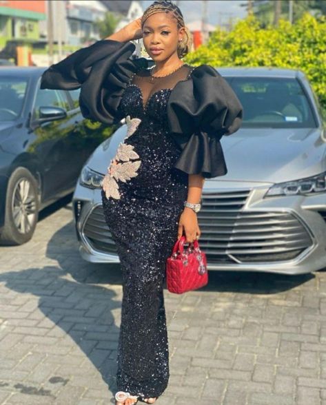 Lace Styles For Wedding, Nigerian Lace Dress, Stylish Naija, African Party Dresses, Nigerian Lace Styles Dress, Nigerian Lace Styles, African Lace Styles, African Prom Dresses, Lace Gown Styles