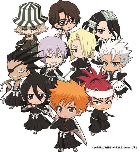 Bleach Chibi, Bleach Renji, Bleach Pictures, Byakuya Kuchiki, Toshiro Hitsugaya, Bleach Anime Ichigo, Bleach Characters, Bleach Art, Chibi Characters