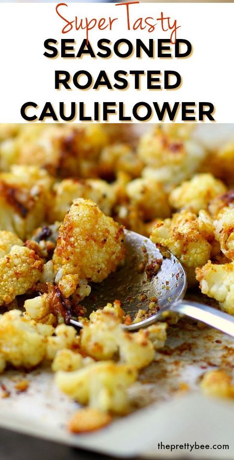 Roasted Cauliflower Recipes, Cauliflower Dishes, Roasted Vegetable Recipes, Veggie Side Dishes, Idee Pasto Sano, Side Recipes, Veggie Dishes, Roasted Cauliflower, Vegetable Side Dishes