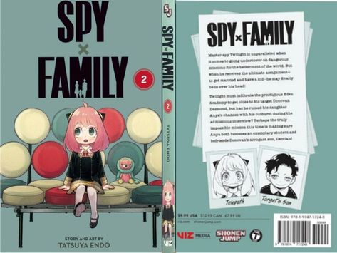 Printable cover Manga Must read Cover Manga, Mini Books Diy, Mini Bookshelf, Book Cover Design Inspiration, George Pig, Book Cover Template, Miniature Book, Anime Canvas Art, Spy Family