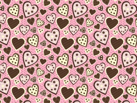 "Sweet On You" by TeresaD72 Brown, Hearts, Pink, Template, Valentines Brown And Pink 2000s, Kawaii Patterns, Pink And Brown Wallpaper, Pink Brown Aesthetic, Pink And Brown Aesthetic, Brown And Pink, Pink And Brown, Y2k Pink, Ios Wallpapers