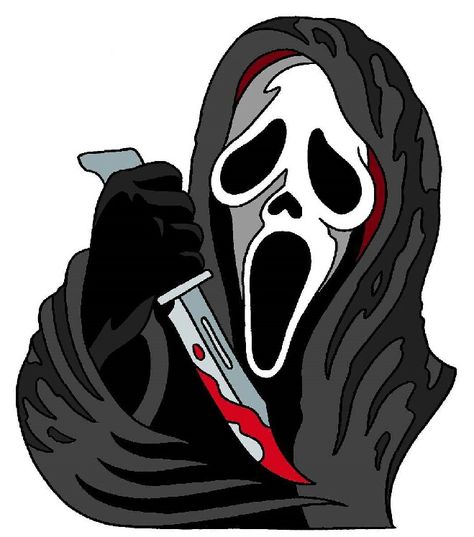 Scream Cartoon Drawing, Drawing Ghost Face, Ghost Face Cartoon, Drawing For Colouring, Ghost Face Drawing Easy, Drawing Scream, Scream Cartoon, Drawing Easy Cartoon, Cartoon Drawing Easy