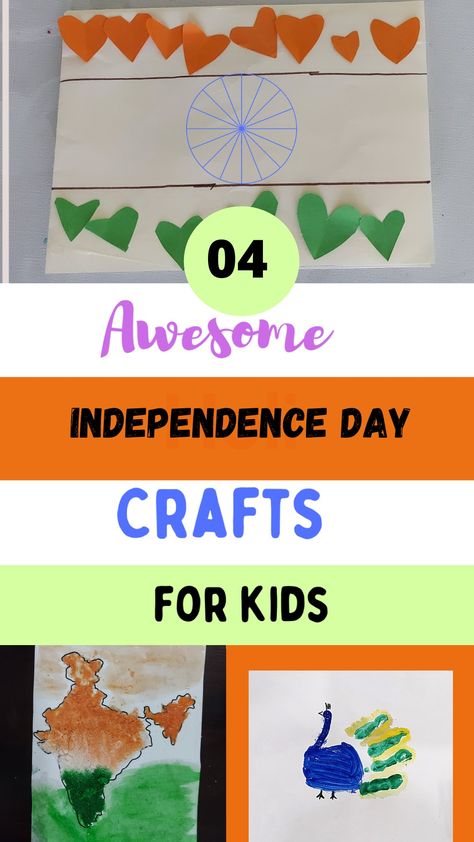 Independence Day Crafts For Kids, Independence Day Craft Ideas, Independence Day Crafts, Independence Day Activities, 15 August Independence Day, Indian Independence, Indian Independence Day, Crafts And Activities For Kids, 15th August