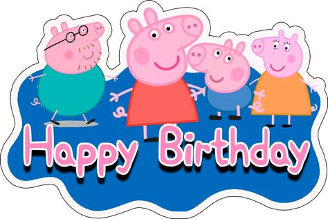 Happy Birthday Peppa Pig Images, Peppa Pig Birthday Cake Topper Printable, Peppa Pig Cake Topper Printable Free, Peppa Pig Cake Topper Printable, Peppa Pig Images, Happy Birthday Free Printable, Peppa Pig Happy Birthday, Peppa Pig Birthday Party Decorations, Peppa Pig Cake Topper