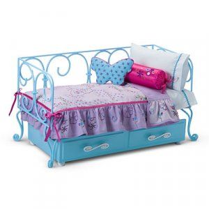 Girls Trundle Bed, Ag Doll Furniture, American Girl Beds, Barbie Bed, My Life Dolls, American Girl Doll Bed, American Girl House, American Girl Doll Room, American Girl Dollhouse