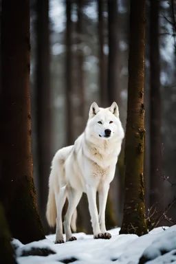 Giant White Wolf, Snow Leopard Wallpaper, Wolf Standing, Wolf Walking, Wildlife Wallpaper, Winter Wolves, Snow Animals, Wild Photography, Wolf Artwork