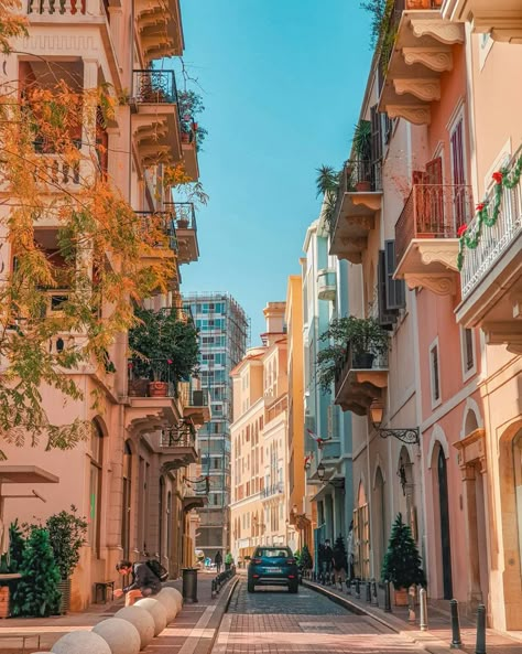 Saifi Village Beirut, Beirut Lebanon Aesthetic, Beirut Streets, Beirut Aesthetic, Lebanon Street, Lebanon Photography, Lebanon Culture, Lebanese Cuisine, French Aesthetic