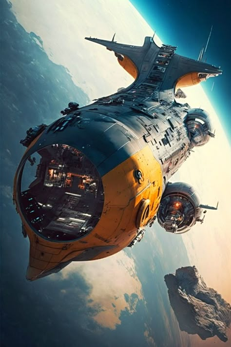 Space Opera Concept Art, Spacecraft Design Spaceship Concept, Space Opera Aesthetic, Space Concept Art, Scifi Spaceship, Sci Fi Space Station, Space Ships Sci Fi, Space Opera Art, Space Warrior