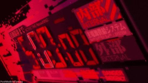 Animated Banners, Neon Evangelion, New Retro Wave, Cyberpunk Aesthetic, Banner Gif, User Experience Design, Glitch Art, Old Anime, Neon Genesis