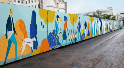 Community Art Mural, Mural Community, Artistic Fence, Urban Mural, Library Mural, Community Mural, Window Mural, Mural Art Design, Electric Box